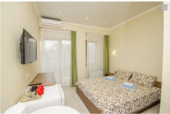 Стандартные двухместные комнаты оснащены всем необходимым для полноценного отдыха . В каждой комнате  есть двухспальная кровать, кондиционер, телевизо...